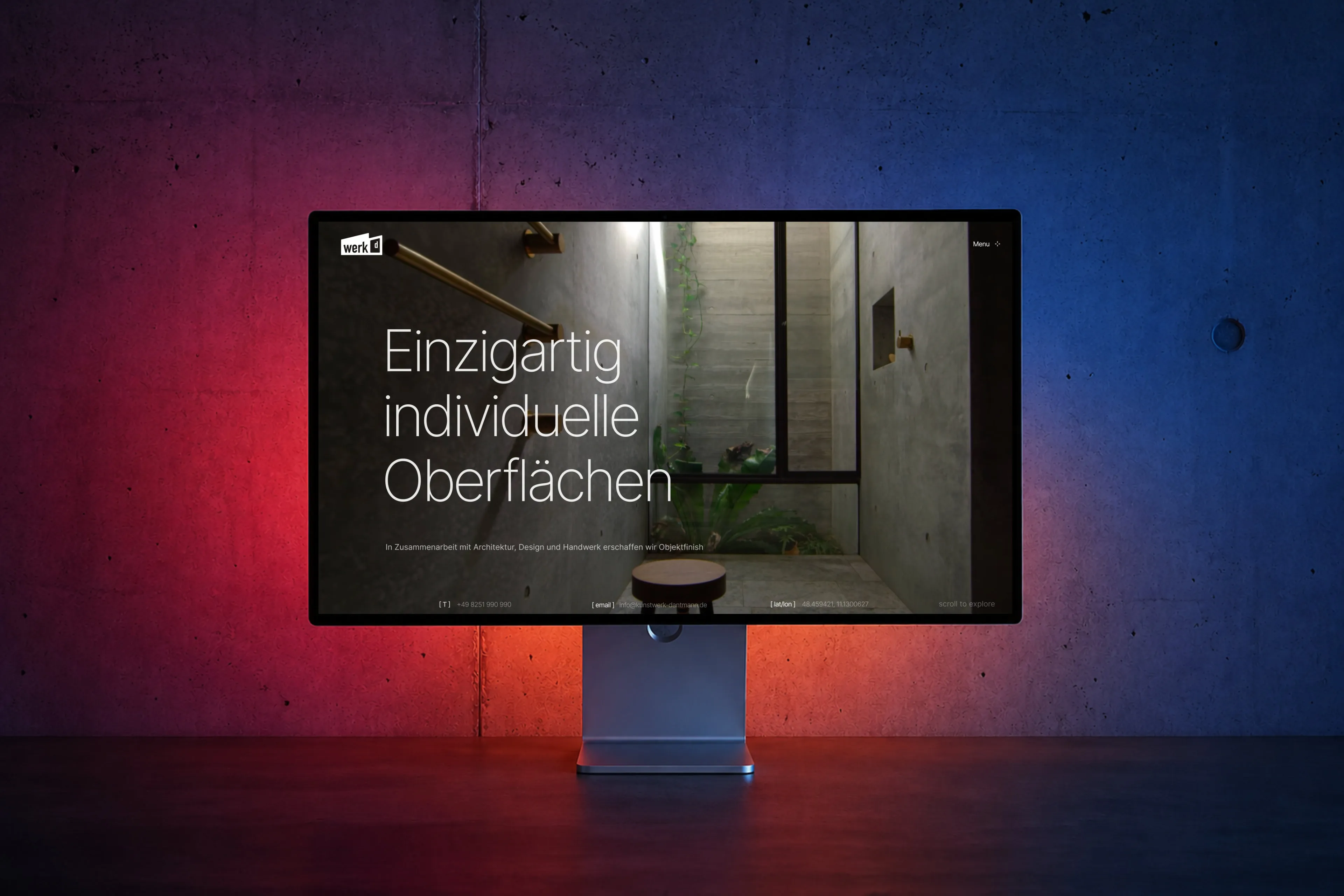 werk d Website Preview